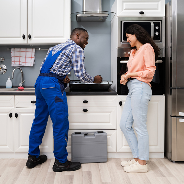 what kind of warranty do you offer on your cooktop repair services in Twin Oaks OK